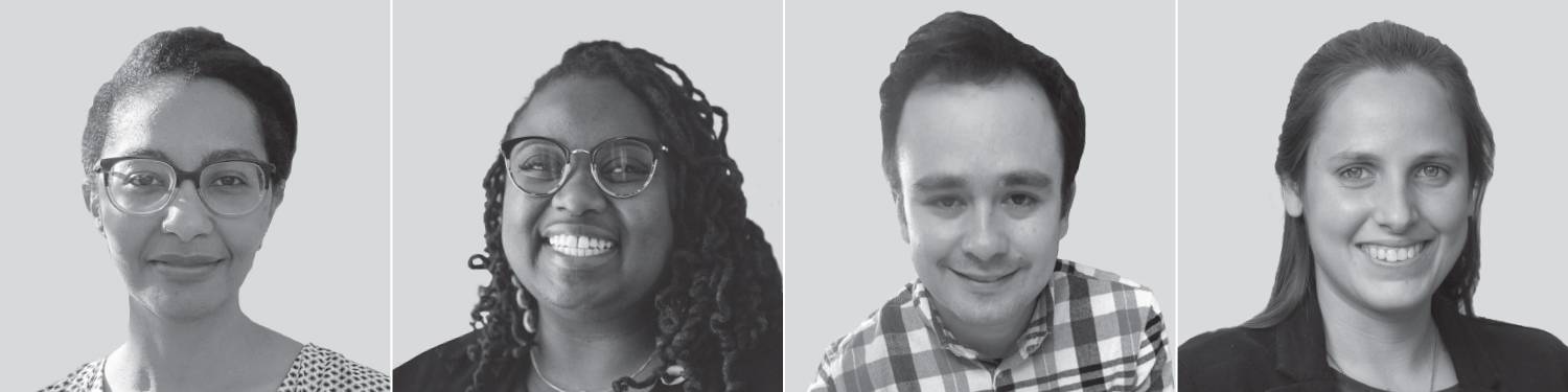 Aala Abdelgadir, Chelsey Carter, Esteban Cisneros-Garibay, Ashley Fidler