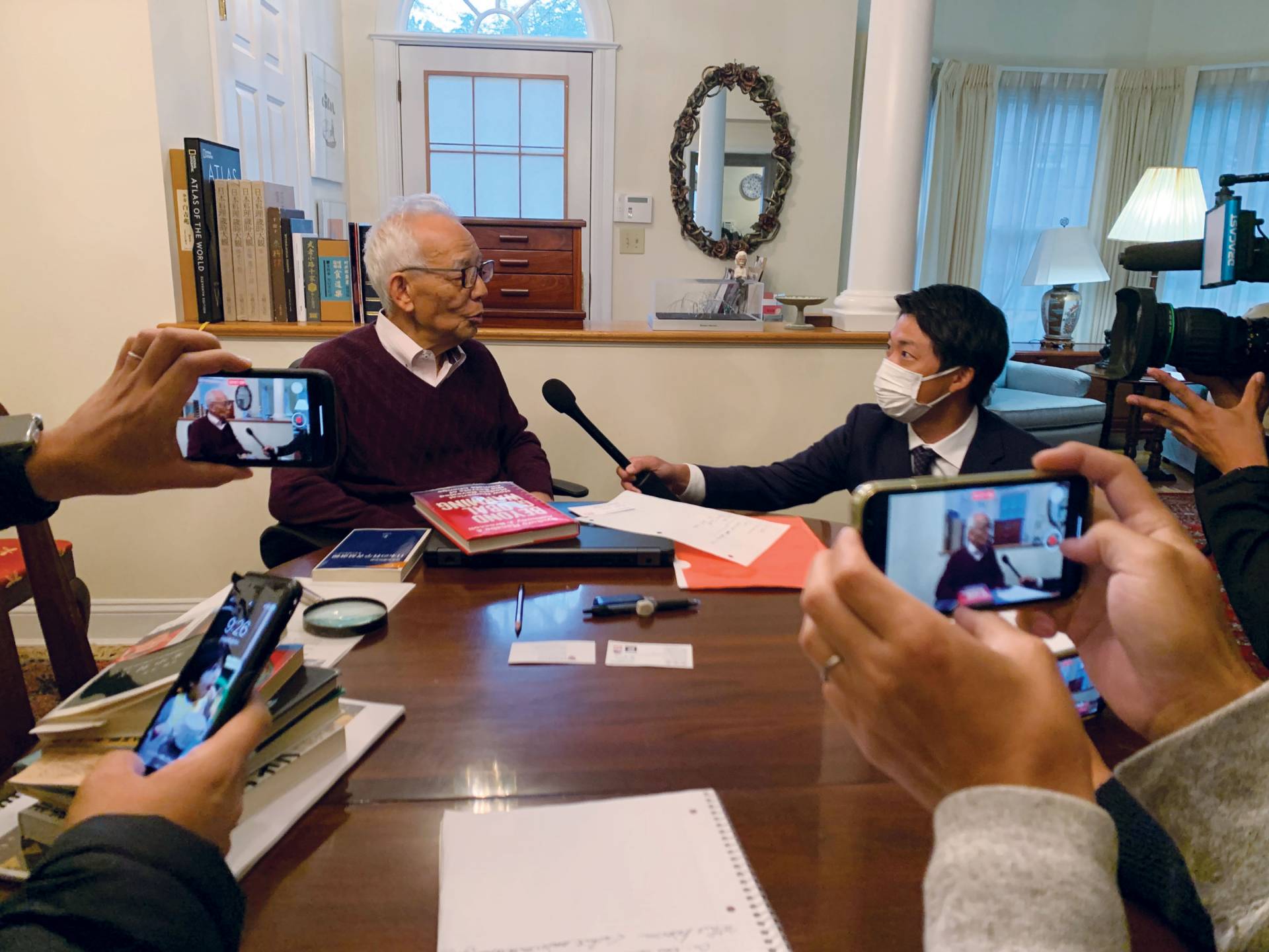 Syukuro “Suki” Manabe at his home