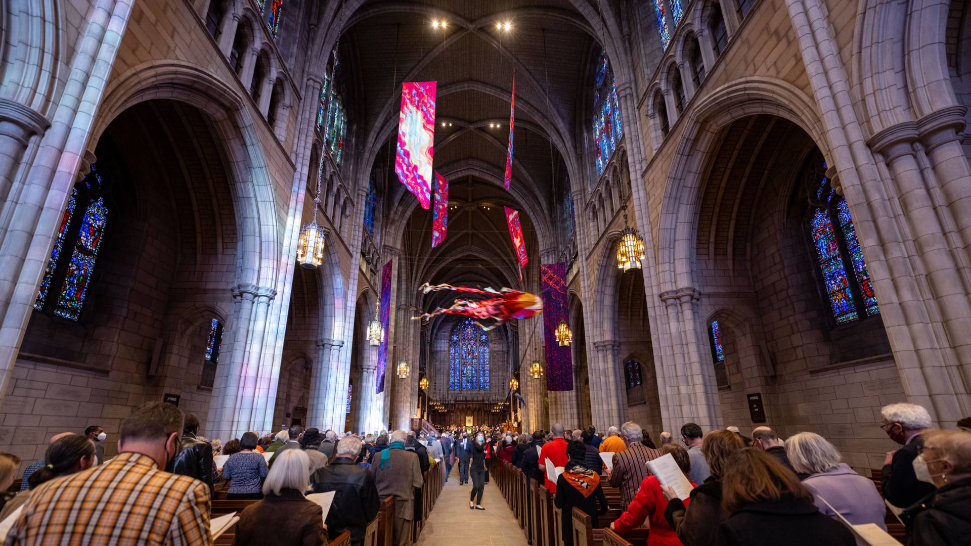 chapel and kite during service