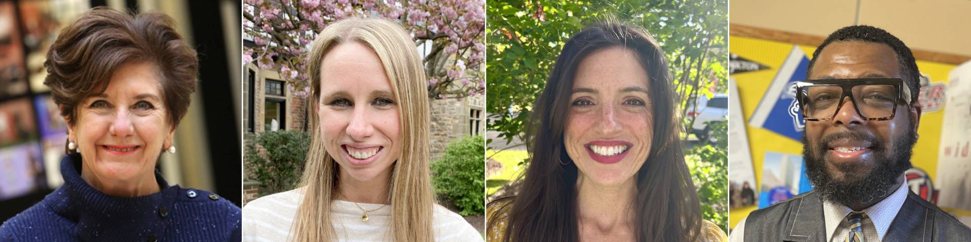 Recipients of the Princeton Prize for Distinguished Secondary School Teaching: Deborah Cella, Alicia Rodriguez, Devin Ryan-Pullen and Lee Snowden