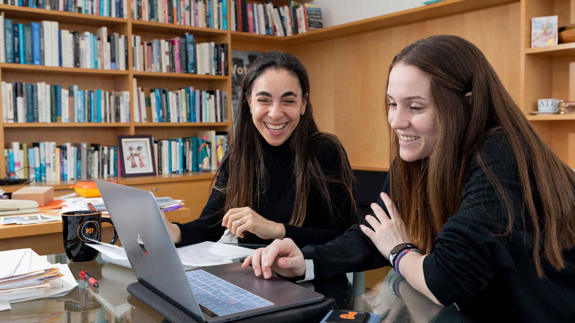 Maggie Connolly with adviser