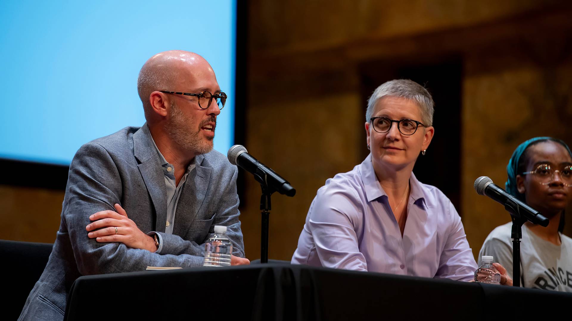 Kristopher Ramsay and Claire Gmachl as panelists