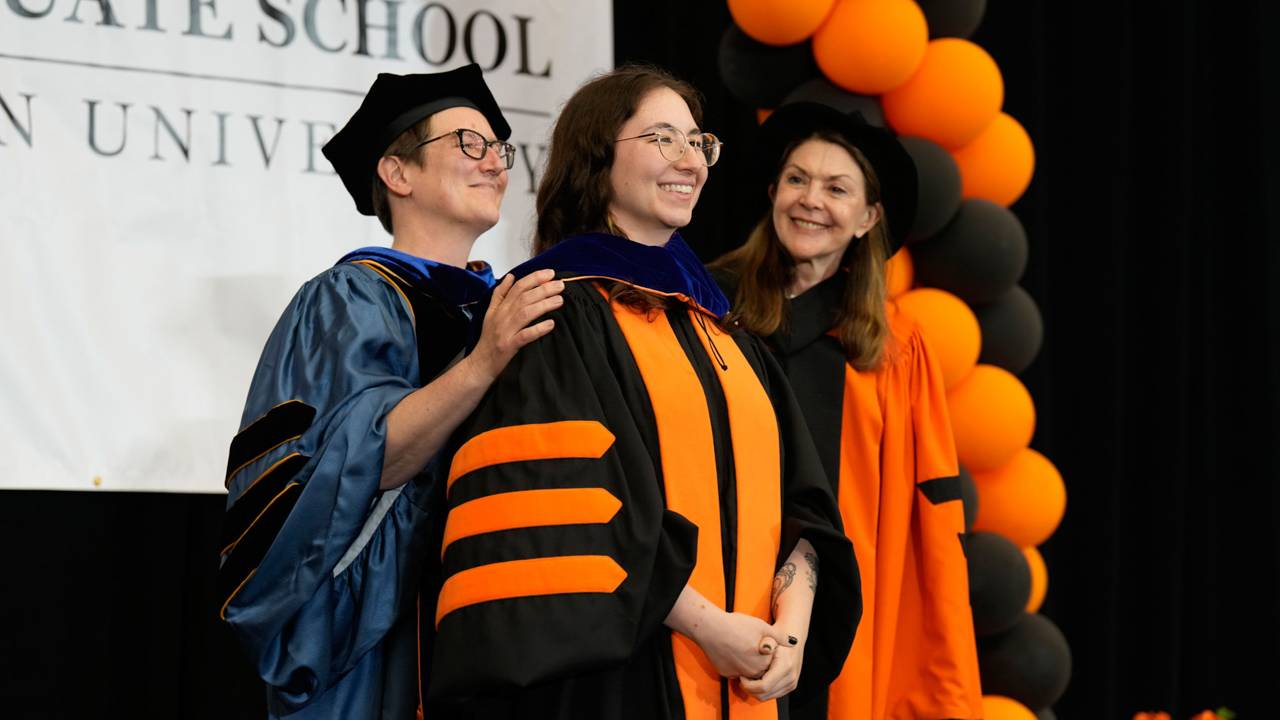 Jen Rexford on stage 