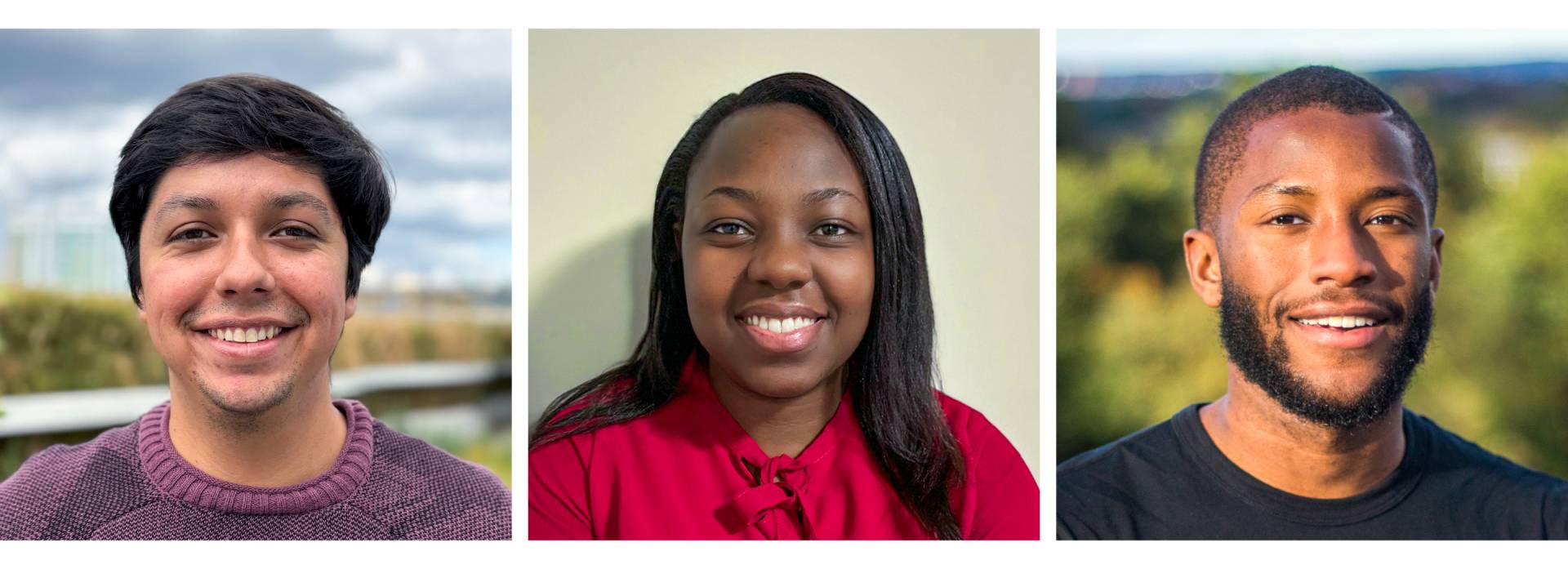 Rodrigo Carrasco-Davis, Varaidzo Chakafana and Tiwalayo Eisape.