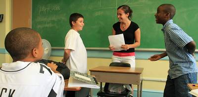 Jennifer Andresen teaching