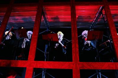 Members of the University Orchestra perform the score by Sergei Prokofiev