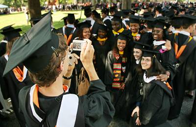 Posing for a picture