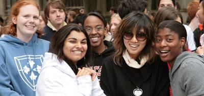 freshmen at the P-Rade