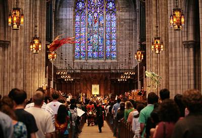 flying fish over the ceremony