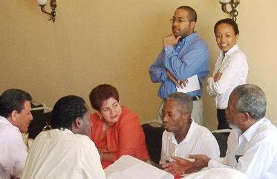 John Thomas III and Starynee Adams