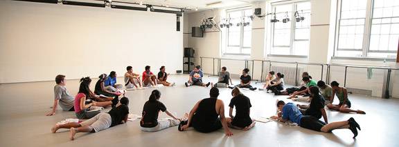 "This is a place where I hope [students] feel safe and open," said Harvey, who complements the studio work in her course with readings, video viewings, guest speakers and dance studies.