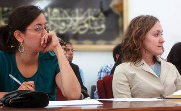 Jessica Montoya (l) and Kathryn Pocalyko