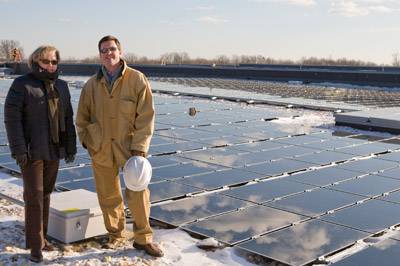 Solar array at ReCAP