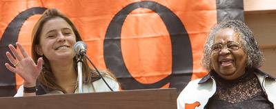 honorary class member Claretta Carter