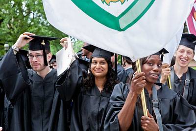baccalaureate students w/ banner