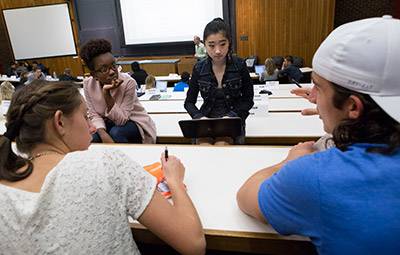 Sophomore Entrepreneurship class