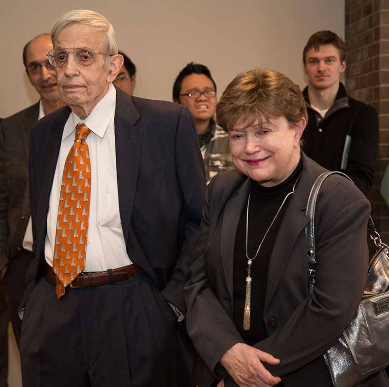 John Nash with Alicia Nash