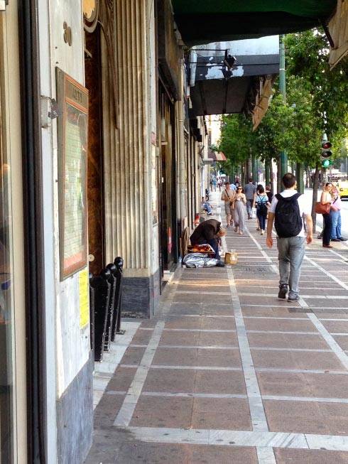 Makenna May Greece blog homeless