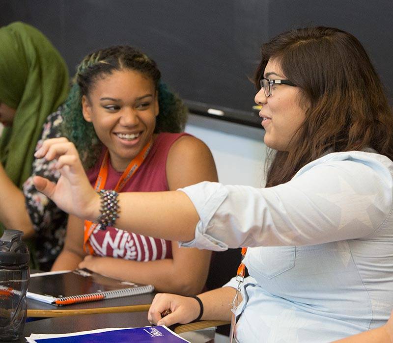 Summer Journalism Program Jada Fitzpatrick and Jocelyn Molina