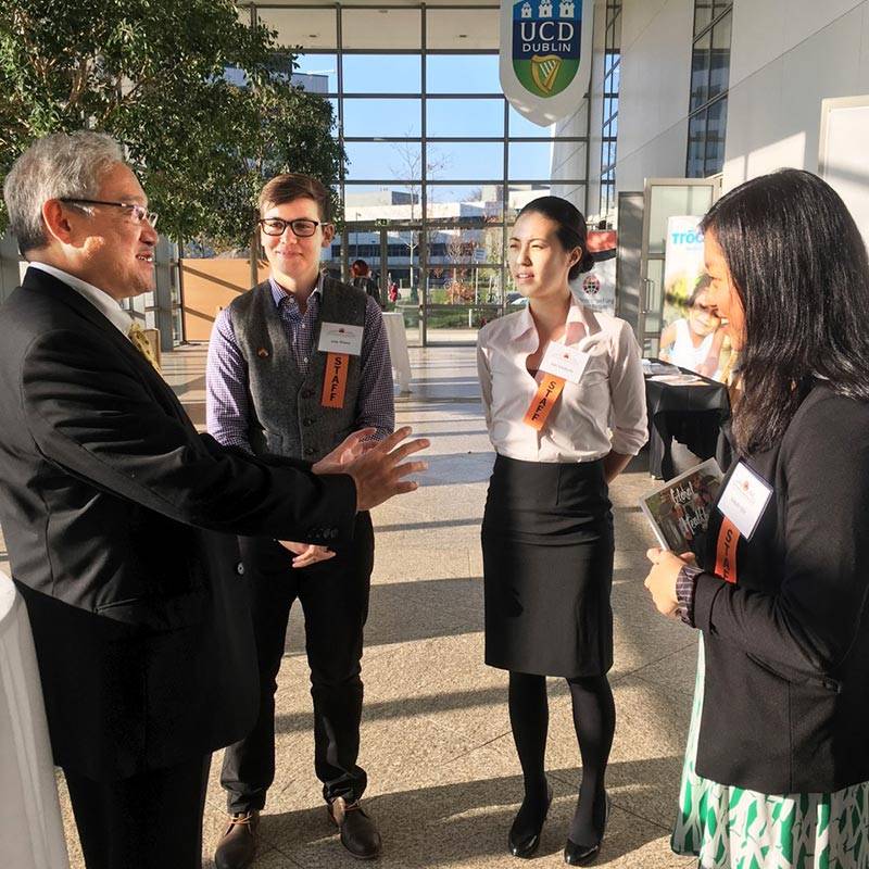 Princeton-Fung Forum Conference William Fung with Melody Qiu, Saki Takahashi, Amy Winter