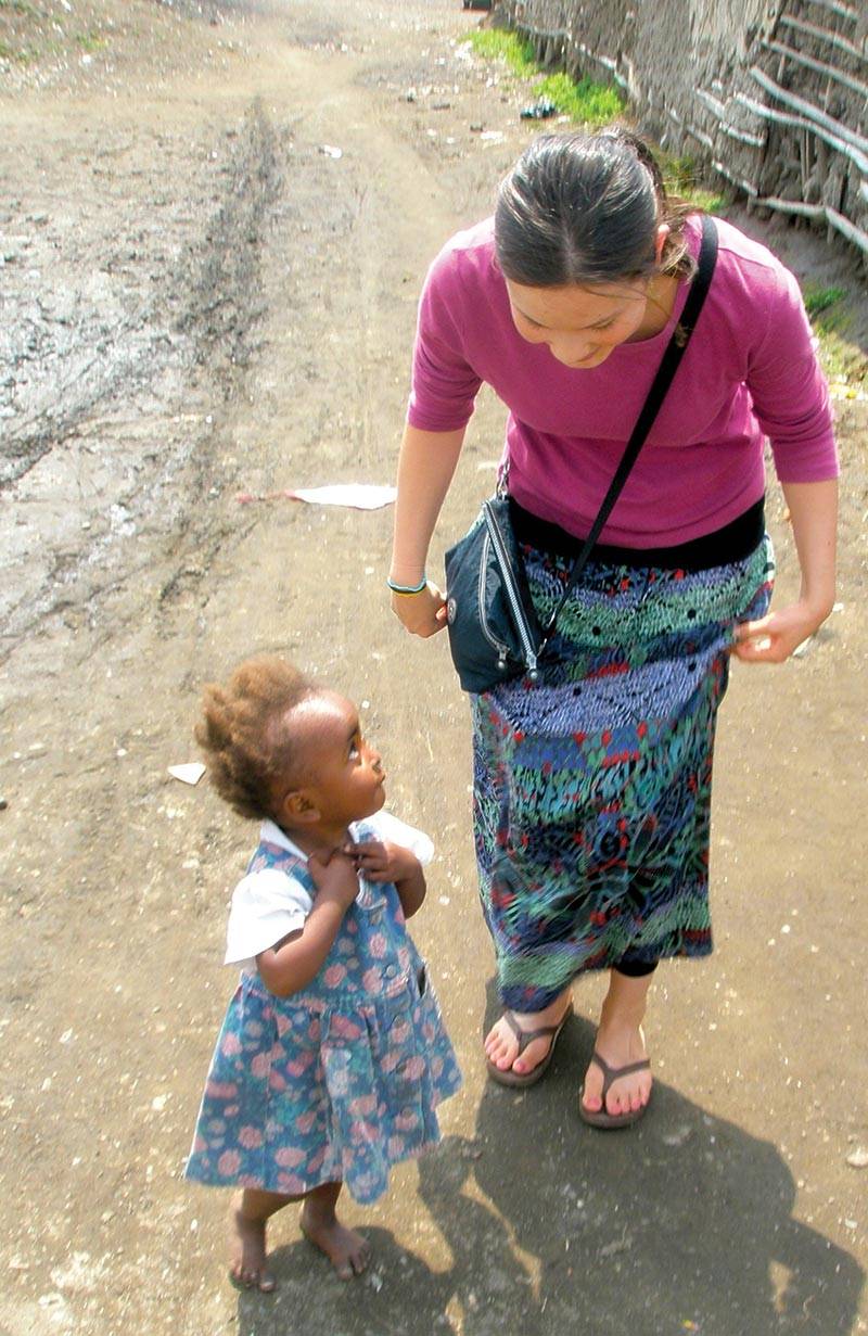 Global Health Program Christine Blauvelt  in Nakuru, Kenya