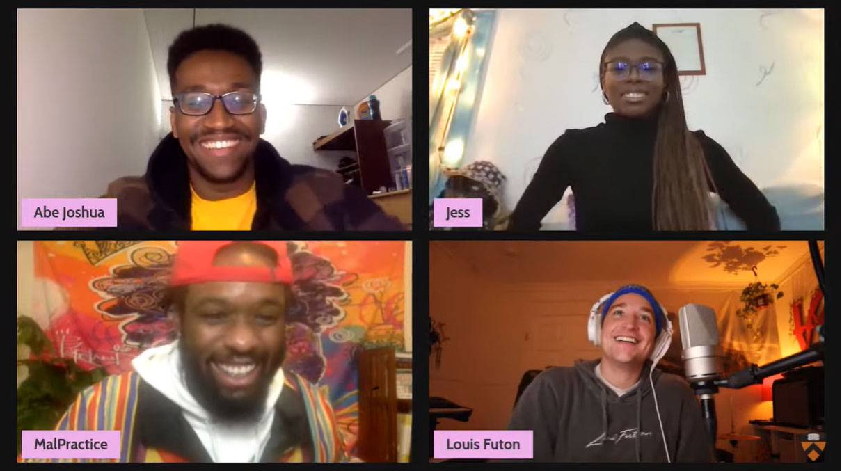 Abe Joshua '21, Jess-Bailey, MalPractice 20, Louis Futon