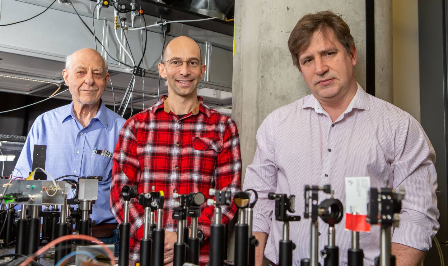 3 researchers in a lab