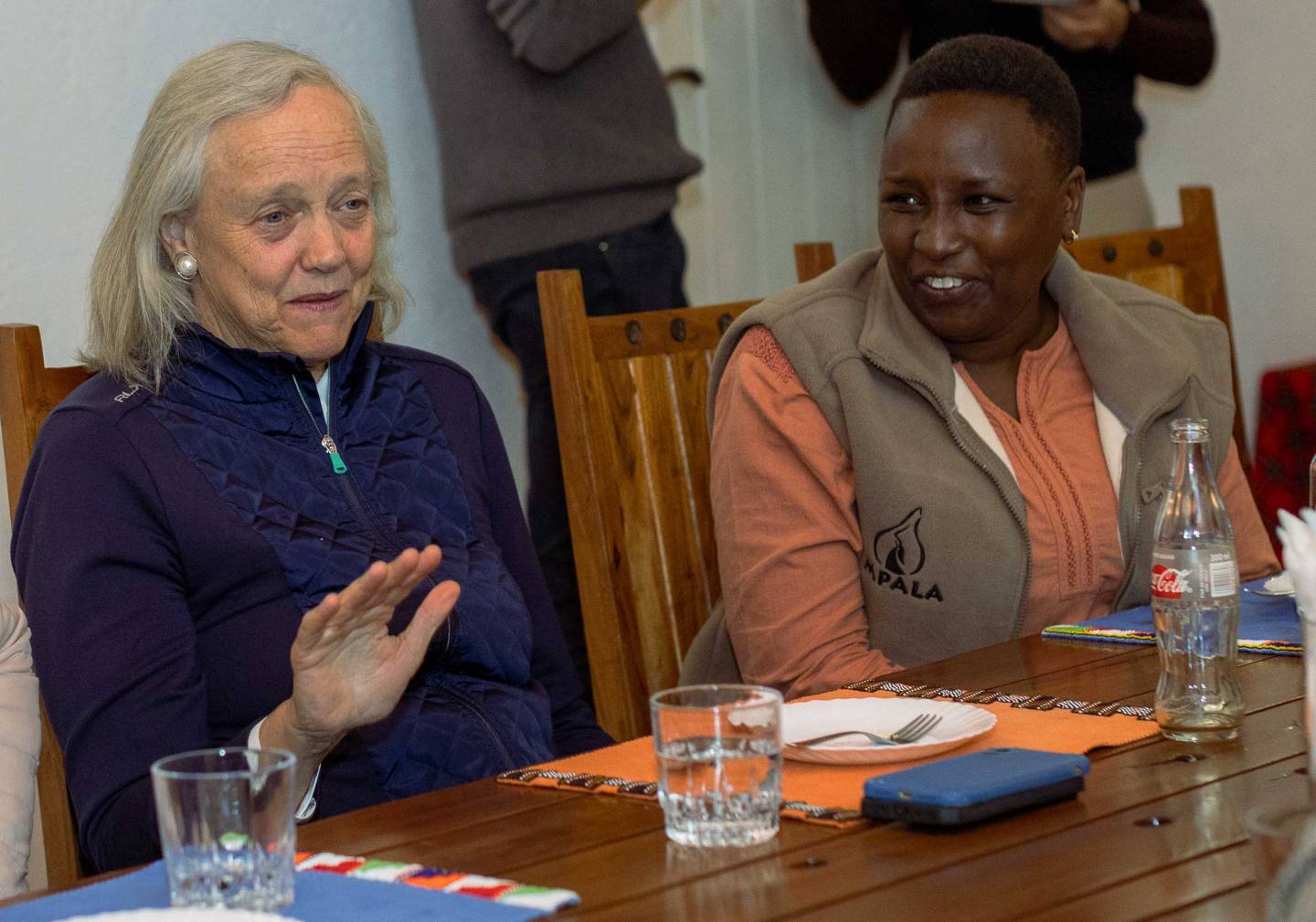 dignitaries at dinner