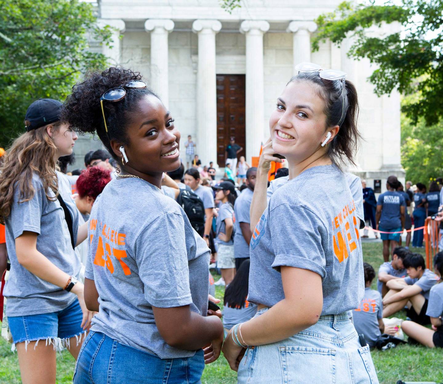 two students at Pre-Rade
