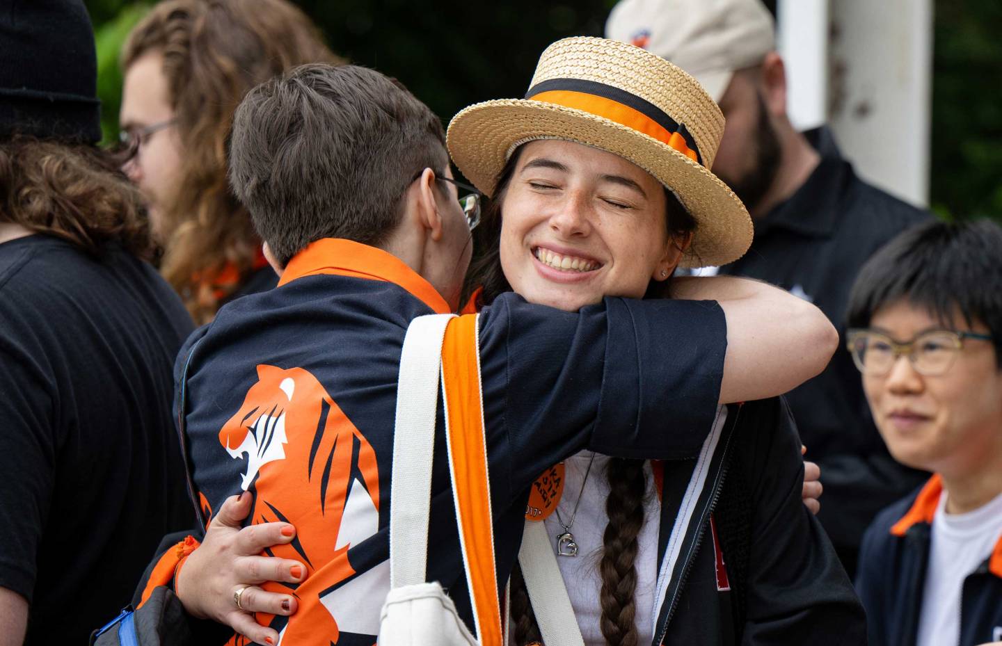 Alumni hug at Reunions
