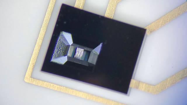 a small corner of a sensor