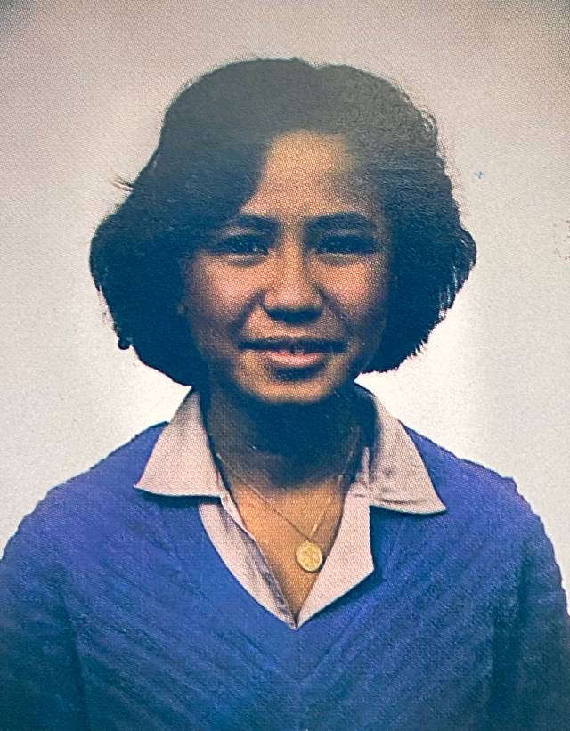 Maria Ressa in high school