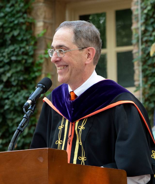 President Eisgruber makes his Opening Exercises address